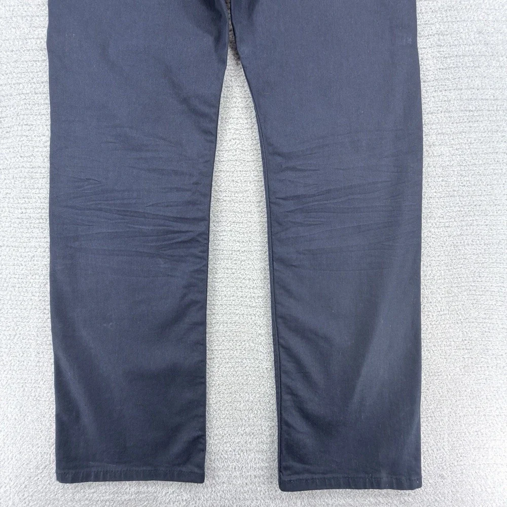 NWT Levis 569 Loose Straight Jeans Mens 30x34 Navy Garment Dyed Comfort Stretch